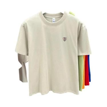Imagem de Camiseta Masculina De Verão Com Estampa, Gola O, Casual, Streetwear, C