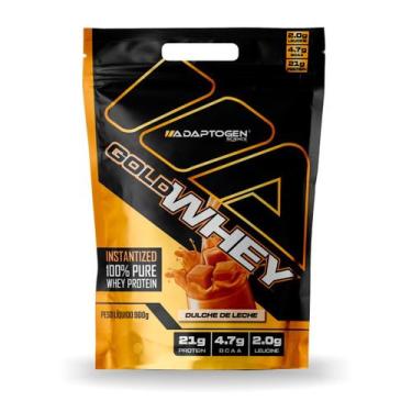 Imagem de Gold Whey Adaptogen Concentrado 100% Refil 900g, Dulce de Leche