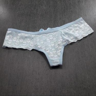 Imagem de Tanga Fio Vitória Cor:Azul BebêTamanho:G - Saulo Lingerie, Azul bebê, 
