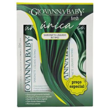 Imagem de Kit 2 Sabonete Líquido Íntimo Única Fresh Vegano Giovanna Baby