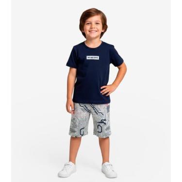 Imagem de Conjunto Infantil Camiseta e Bermuda Select Cinza, 8, Cinza