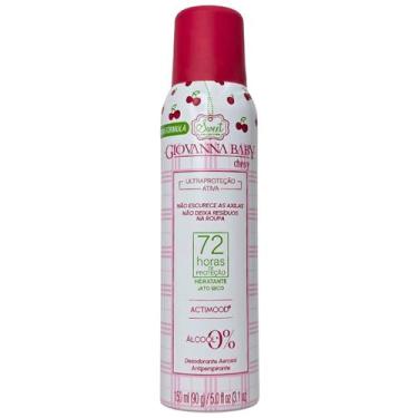 Imagem de Desodorante Aerossol Cherry 72h Vegano Giovanna Baby 150ml / 90g