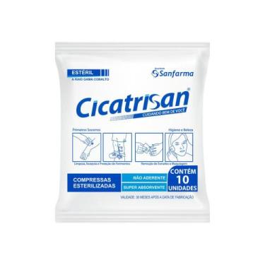 Imagem de Compressa de Gaze Cicatrisan Não Aderente c/10 - CICATRISAN SANFARMA