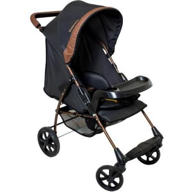 Imagem de Carrinho de Bebe para Passeio Galzerano Romano G22 Preto Cobre