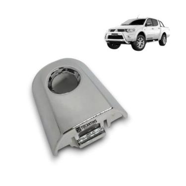 Imagem de Capa Maçaneta Externa Puxador Cromado Porta Dianteira Esquerda L200 Tr