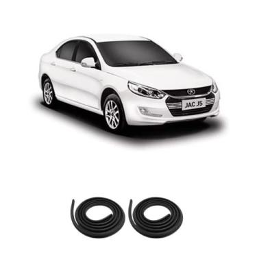 Imagem de Kit Borracha Vedação 2 Portas Dianteira J5 2010 à 2016 - Sem marca