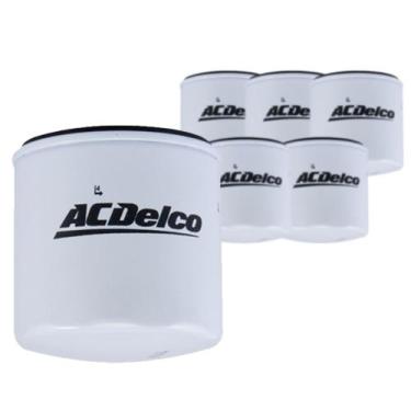 Imagem de Kit 6 Filtros De Oleo Do Motor Acdelco Onix 1.4,flex prisma 1.4 8v,fle