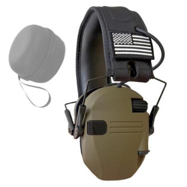 Imagem de Fone Abafador Eletrônico Proteção Ruído Auditiva Fone de Ouvido Entrad