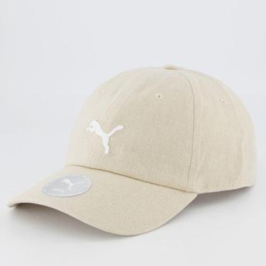 Imagem de Boné Puma Wardrobe ESS DAD Bege e Branco, Único
