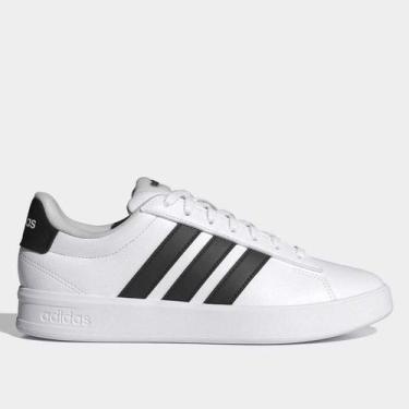 Imagem de Tênis Adidas Grand Court 3.0 Feminino, Branco, 38