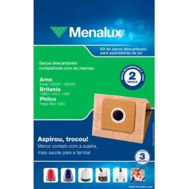 Imagem de Kit 3 Sacos Descartáveis para Aspirador de Pó Philco Britânia - MENALU