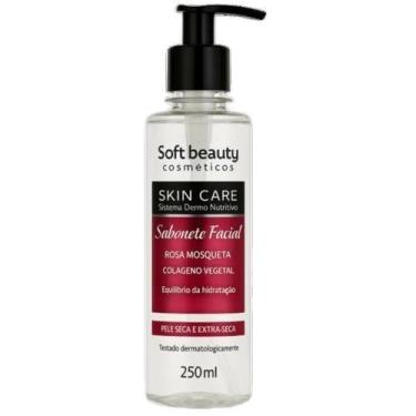 Imagem de Sabonete Líquido Soft Beauty 250ml Rosa Mosqueta E Colágeno Vegetal