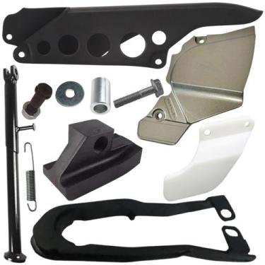 Imagem de Kit Guia, Capa Corrente, Tampa Pinhão Xr 250 Tornado 01 Á 08 - Trilha