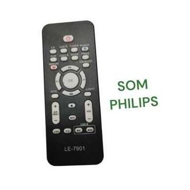 Imagem de Controle Remoto Compativel Som Mini HiFi System Philips  NTX600 / NTRX