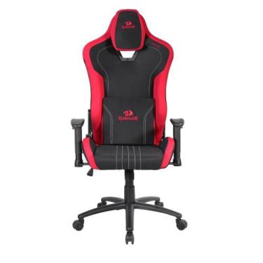 Imagem de Cadeira Redragon Heth Reclinável 2d Tecido Preto E Vermelho C313-br