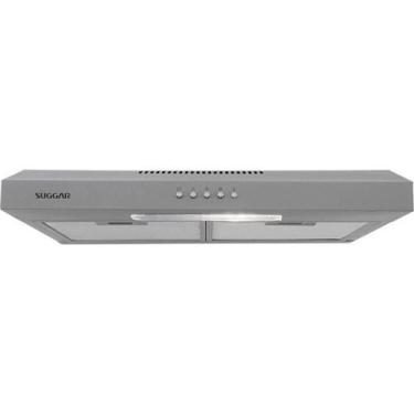 Imagem de Depurador E Exaustor De Ar Slim 60 Cm Prata Suggar 110V, 110V