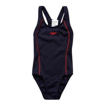 Imagem de Maiô Acqua Basic Infantil Speedo 29501, 04, Marinho