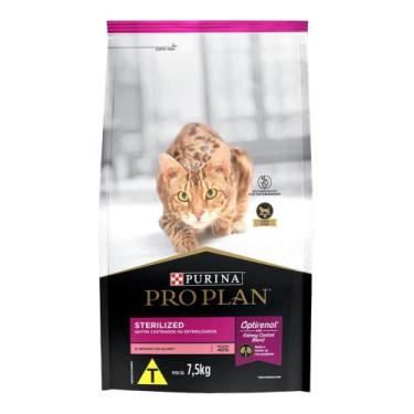 Imagem de Ração Nestlé Purina Pro Plan Gatos Castrados Salmão - 7.5 Kg