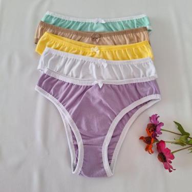 Imagem de Kit com 5 calcinhas de algodão adulto - Lark, G