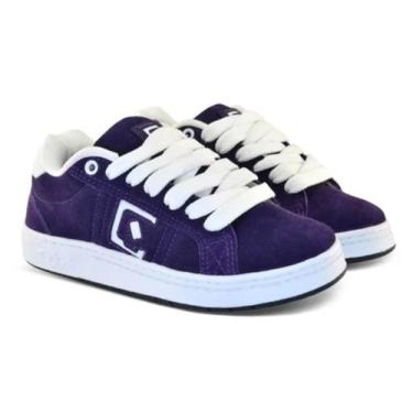 Imagem de Tênis QiX Combat Suede Roxo/Branco, 41
