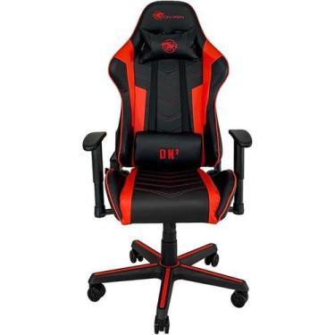 Imagem de Cadeira Gamer D22 Preto/Vermelho - Draxen 