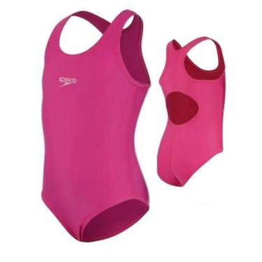 Imagem de Speedo 29499 vital 3 maio juvenil, Rosa, 12