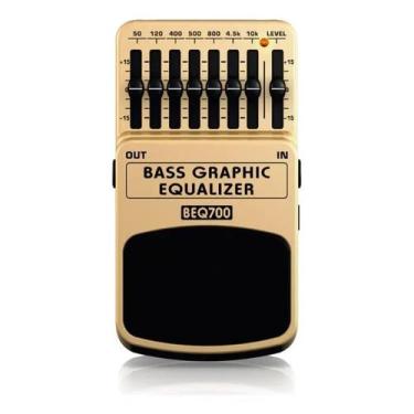 Imagem de Pedal behringer equalizador grafico p/ baixo beq700 amarelo
