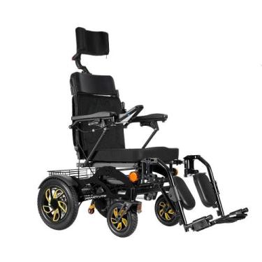 Imagem de Cadeira de Rodas Motorizada Dobrável Reclinável Tilt Wave Power Lite