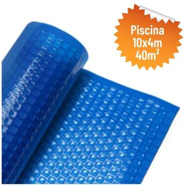 Imagem de Capa Térmica Bolha 300 Micras 10x04 40M2 para Piscina Polietileno Tratamento UV Sol e Água Piscinas e Acessórios