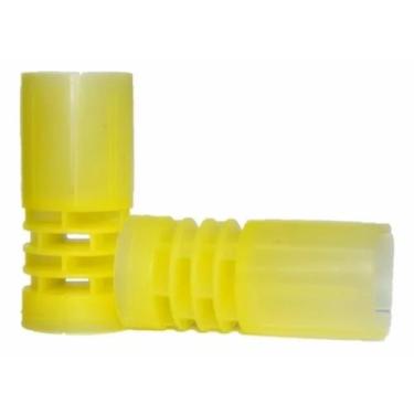 Imagem de 50 Buchas plásticas amarelas 32g para enchimento cartucho plástico tam