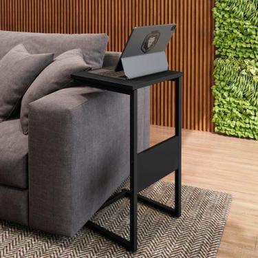 Imagem de Mesa Lateral Industrial Preto - Art Panta