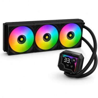 Imagem de Water Cooler 360mm Gamer RGB ARGB para PC Cooler Processador Intel AMD