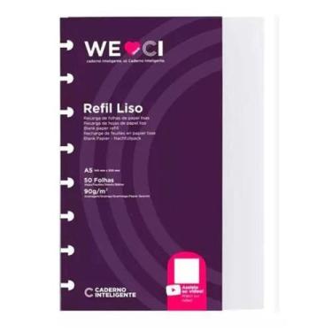Imagem de Refil Caderno Inteligente Liso A5 90g c/ 50 Folhas - 2002