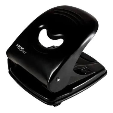 Imagem de Perfurador de metal 2 furos 40 folhas jocar office preto cor:preto - L
