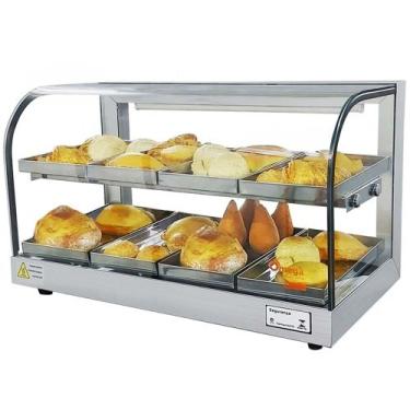 Imagem de GD8 - Estufa Gama para salgados 8 bandejas Dupla Prata - 220V - Omega