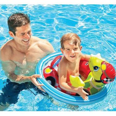 Imagem de Boia Inflável Infantil Tartaruga Minha Primeira Bóia - Intex, Verde, 3