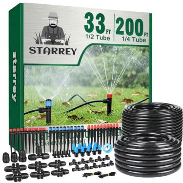 Imagem de Kit de Irrigação por Gotejamento STARREY com 63 m de Tubulação e 40 Em