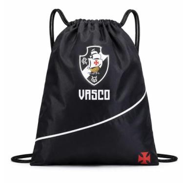 Imagem de Mochila Saco Licenciada Vasco Esportiva Academia Treino