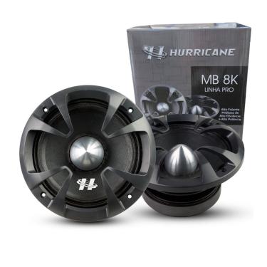 Imagem de Par Alto Falante MidBass Hurricane Pro mb 8K 800W 4 ohms