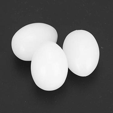 Imagem de Ovos Falsos Induzidos, Ovos Induzidos para Incubação, 50 PCS para Pombo(Ovo sólido falso)