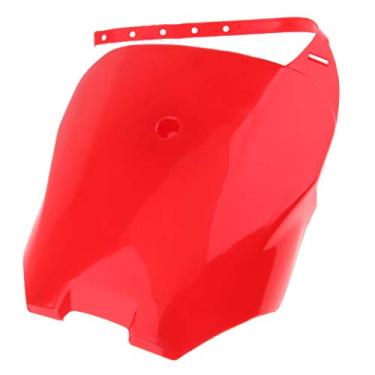 Imagem de Kesoto Número frontal de estádio de motocicleta de plástico vermelho