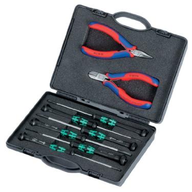 Imagem de KNIPEX Ferramentas – Conjunto de ferramentas ESD de 8 peças em estojo com espuma (2018)