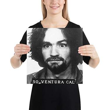 Imagem de Charles Manson Mug Shot 1969 Vertical 2 Pôster