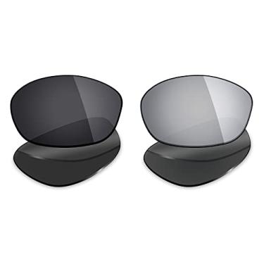 Imagem de 2 pares de lentes polarizadas de substituição da Mryok para óculos de sol Oakley XS Fives – Opções