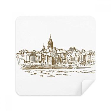 Imagem de Turkey River Landmark Sketch Óculos de paisagem, tecido de camurça, pacote com 2