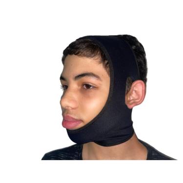 Imagem de Cinta Faixa Facial Pós Cirurgia Papada Bichectomia (M2)
