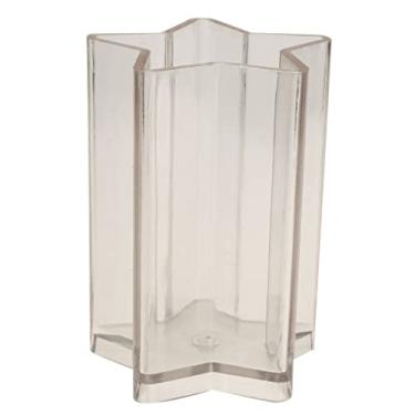 Imagem de LoveinDIY Molde de vela de plástico transparente DIY para vela de pentagrama estrela 75 x 103 mm