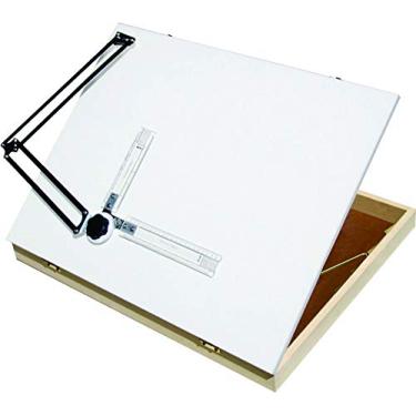 Imagem de Prancheta Portátil com Tecnígrafo e Regulagem da Inclinação, Trident, 5002M, Branco, Formato A2