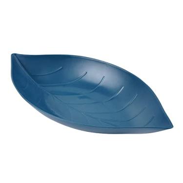 Imagem de Bandeja de frutas para casa, sala de estar, bandeja de plástico, doces, sementes de melão, bandeja de frutas secas, azul plus size