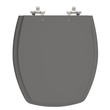 Imagem de Assento Laqueado Thema Cinza Escuro Tampa Para Vaso Incepa